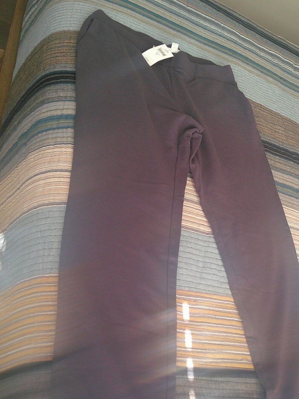 J. Jill Pure Jill Affintiy French terry Slim leg knit pants in Caviar Size M NWT